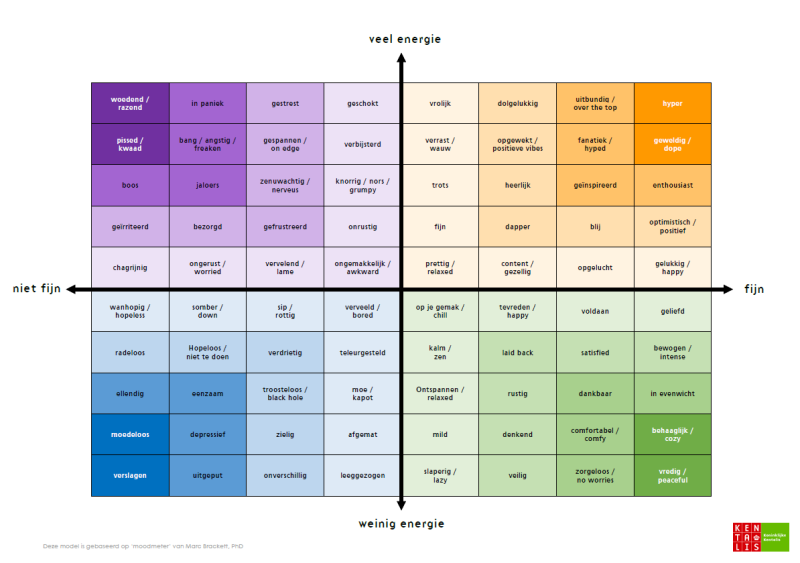 Kwadrant gevoelens en emoties